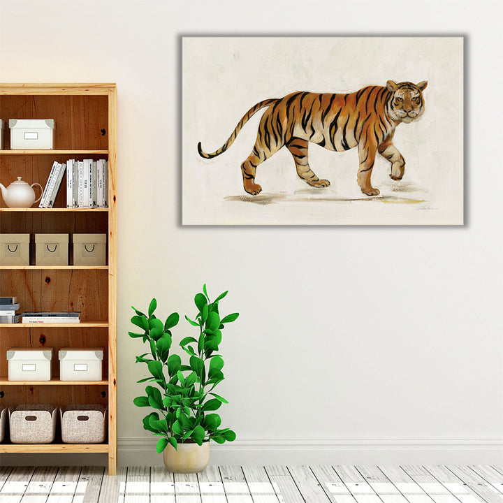 Walking Tiger - Canvas Print Wall Art