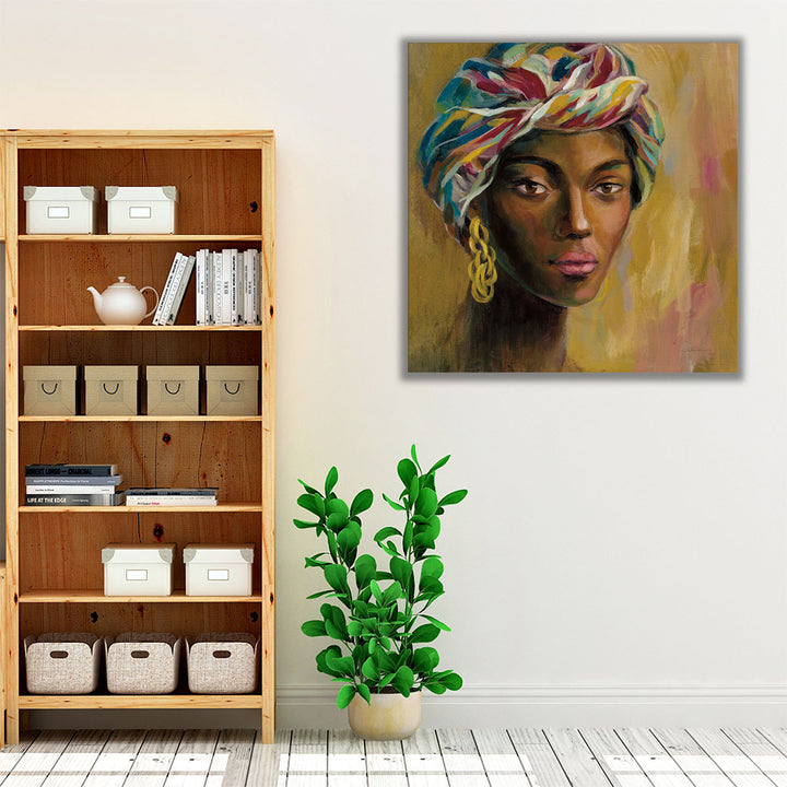 African Face I - Canvas Print Wall Art