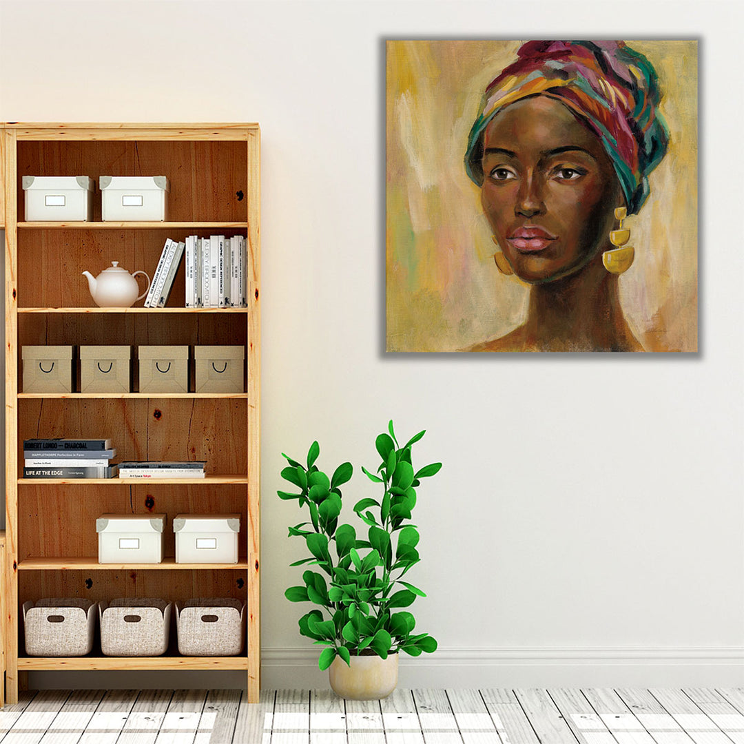 African Face II - Canvas Print Wall Art