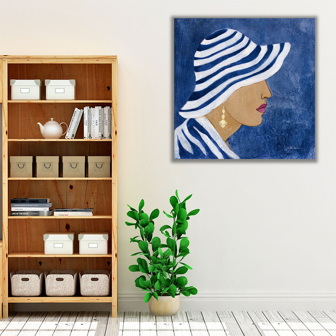 Lady with Hat I - Canvas Print Wall Art