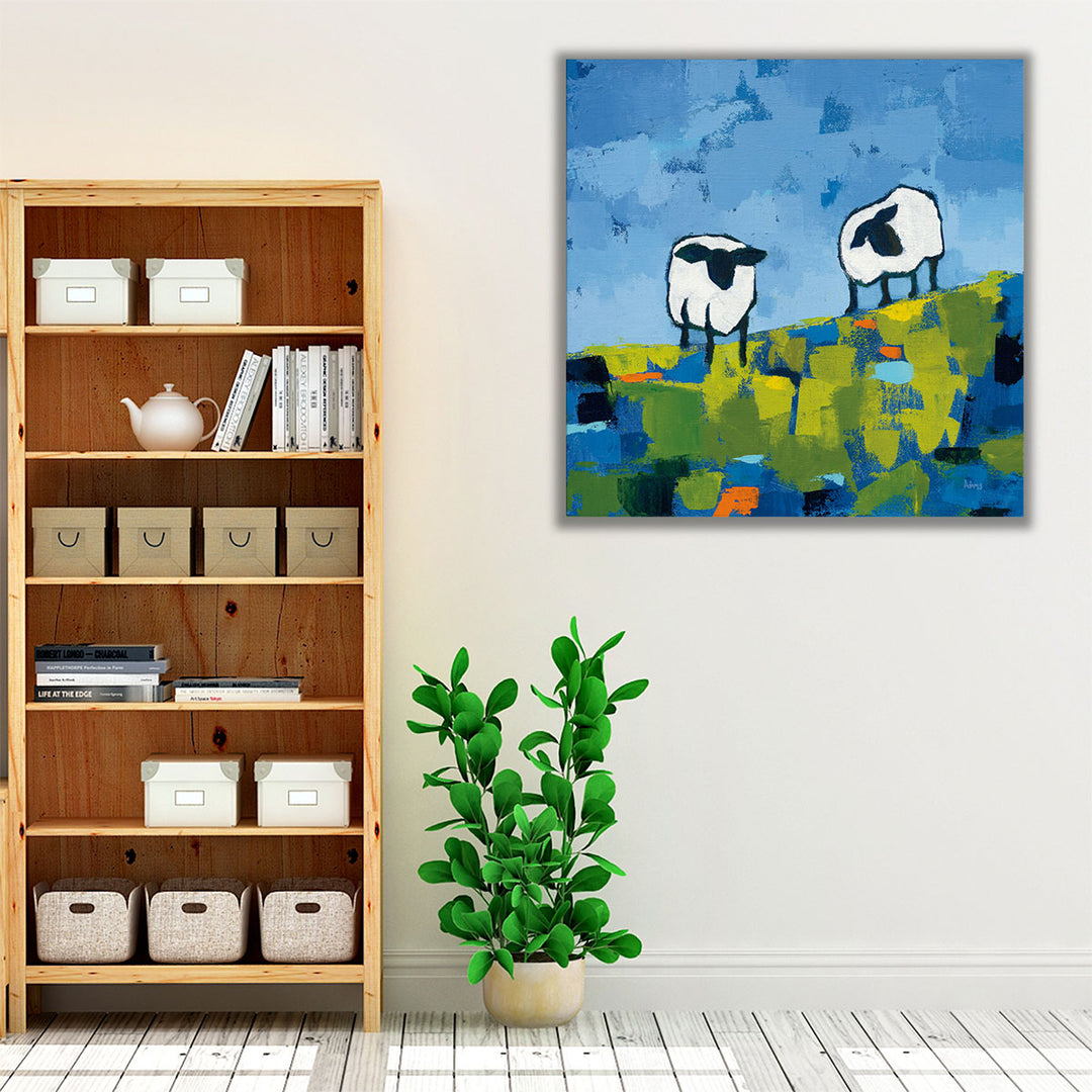 Two Sheep - Canvas Print Wall Art