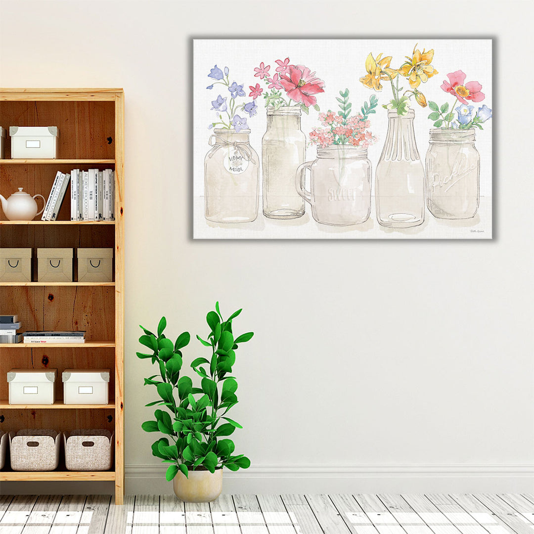 Peaceful Petals I - Canvas Print Wall Art