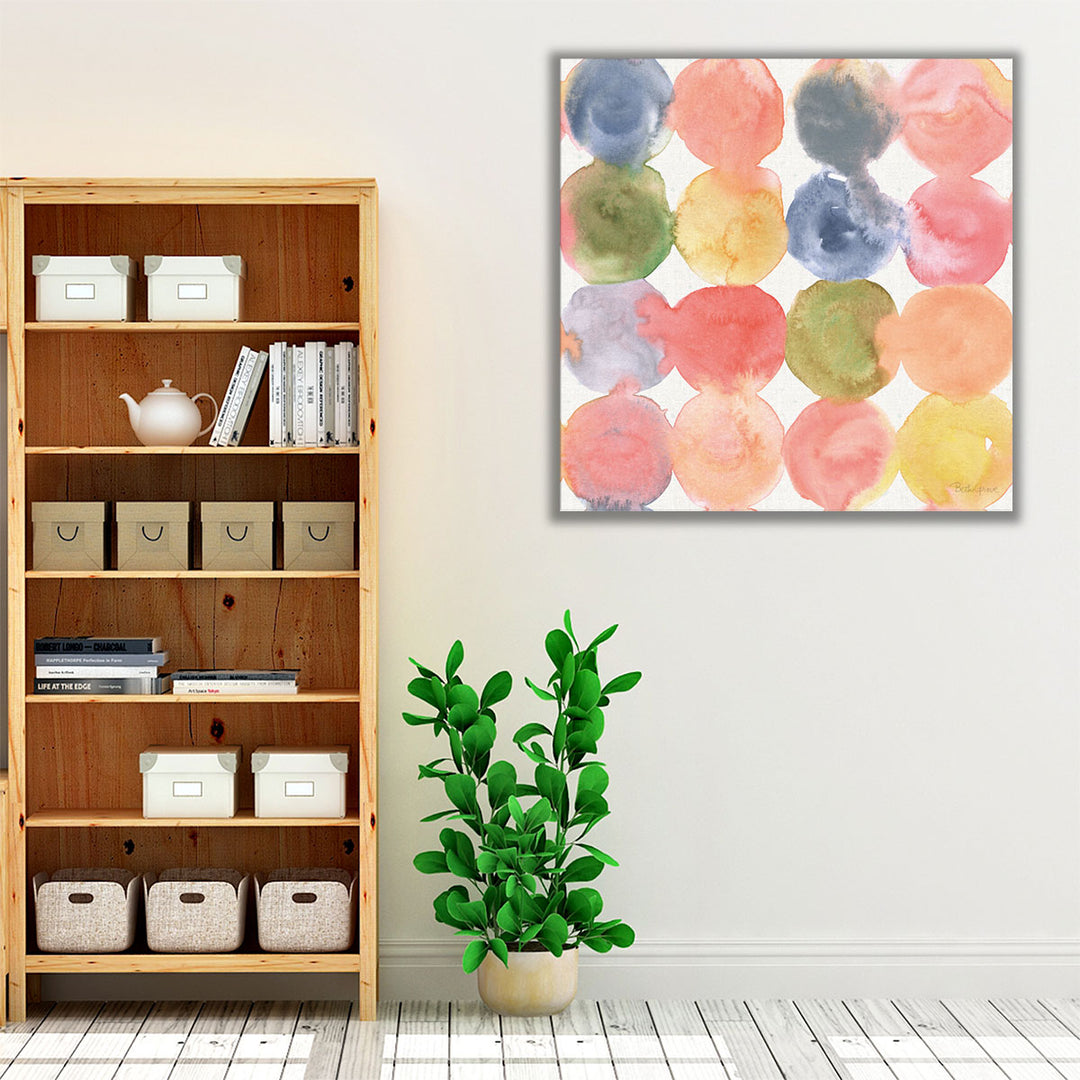 Floral Focus Pattern VIII - Canvas Print Wall Art