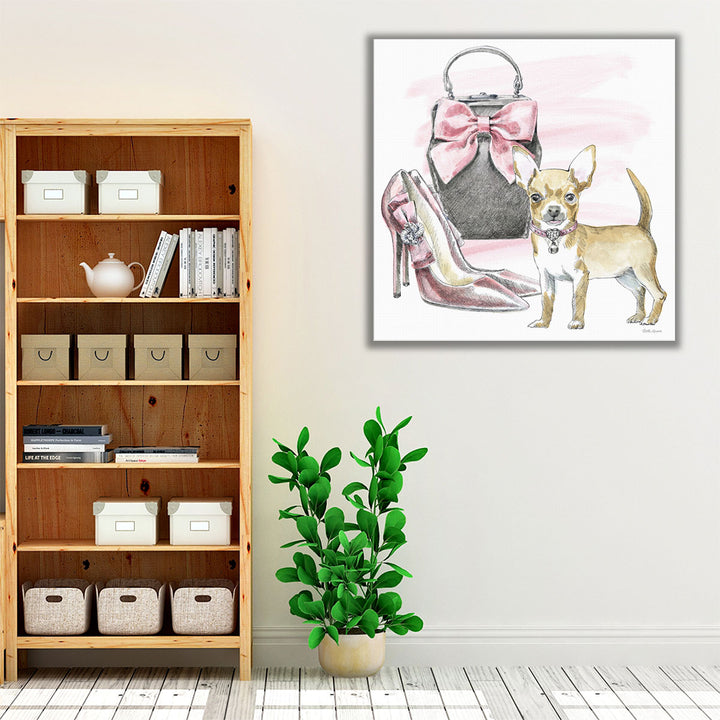 Glamour Pups I - Canvas Print Wall Art