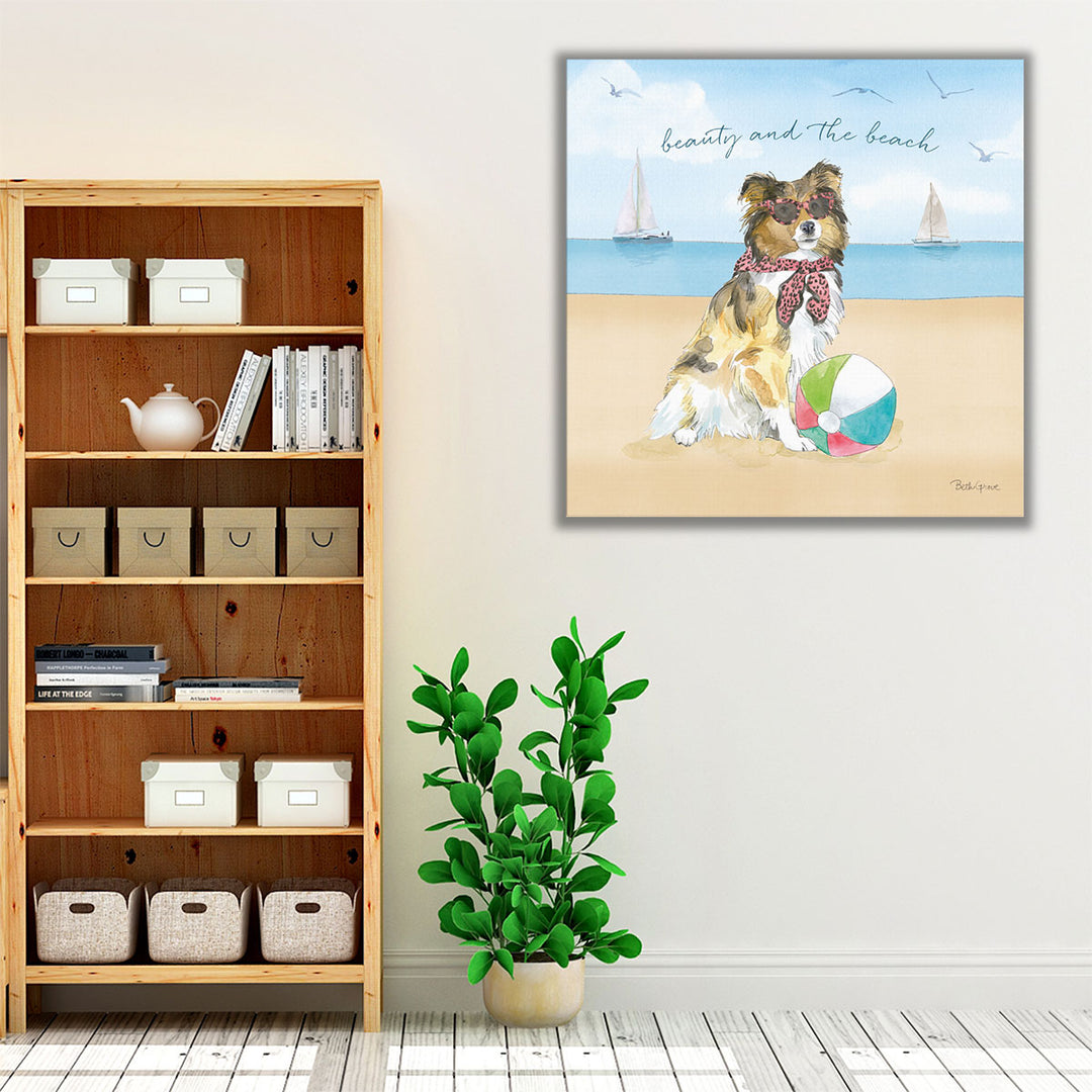 Summer Paws V - Canvas Print Wall Art