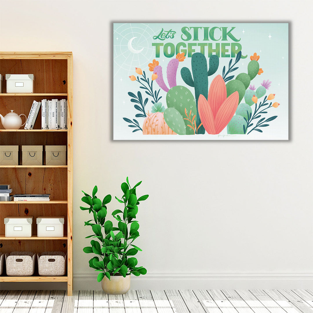 Cactus Garden I - Canvas Print Wall Art