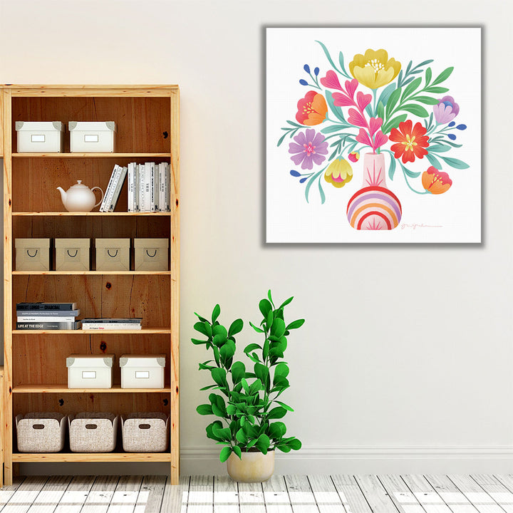 Bold Bouquet - Canvas Print Wall Art