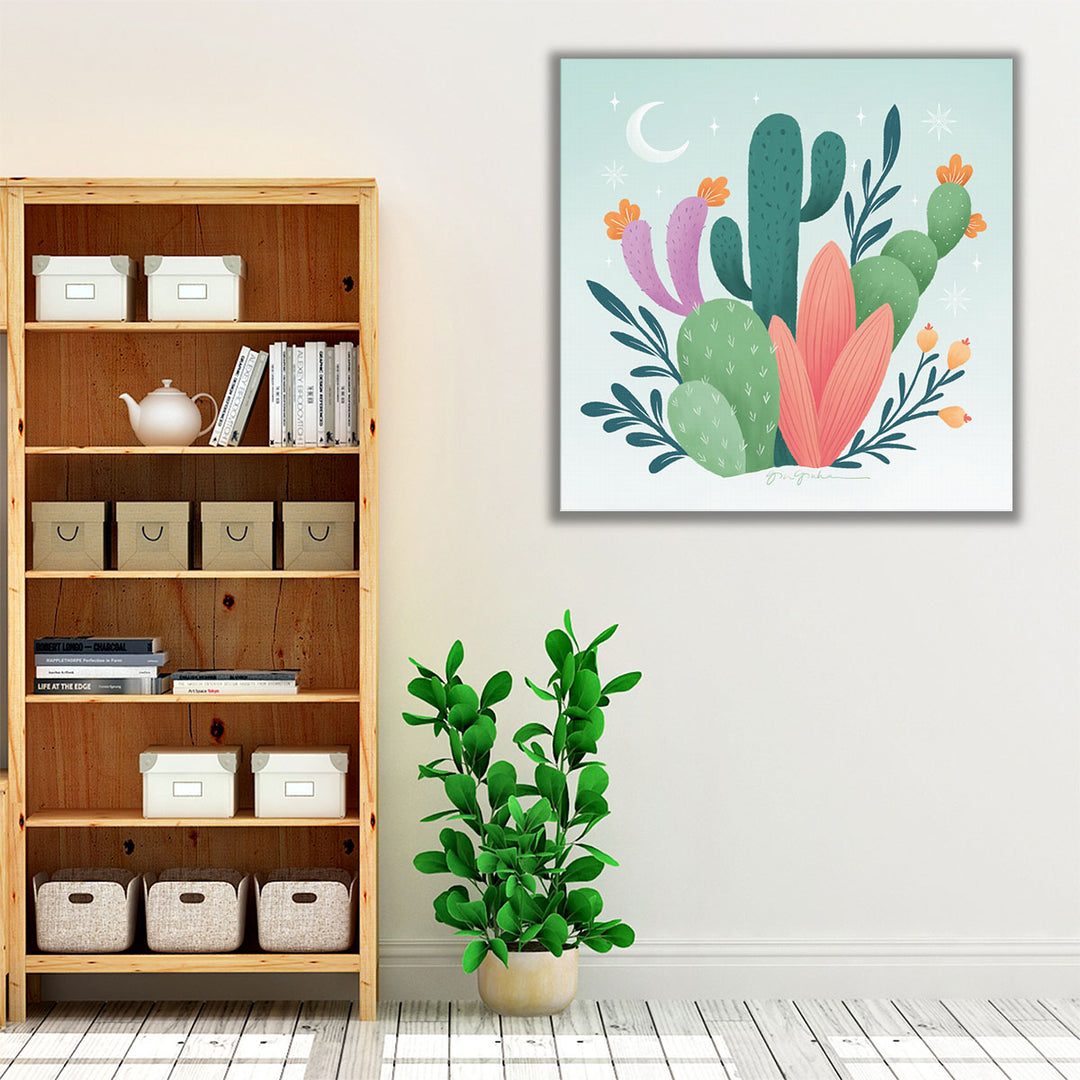 Cactus Garden II - Canvas Print Wall Art