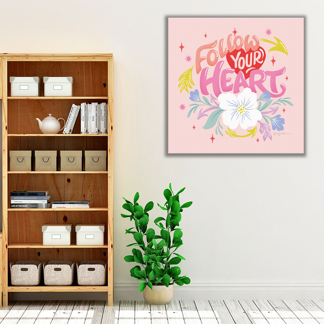 Follow Your Heart I - Canvas Print Wall Art