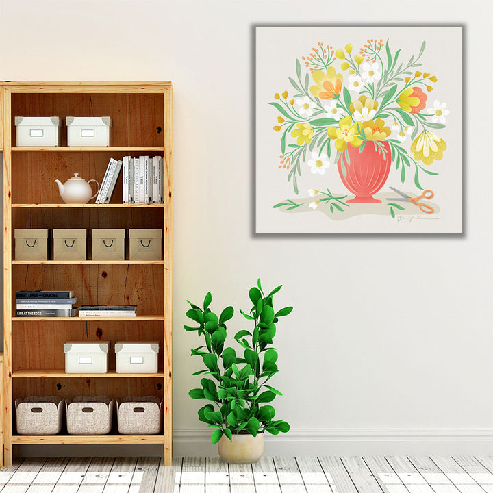 Sunny Bouquet - Canvas Print Wall Art