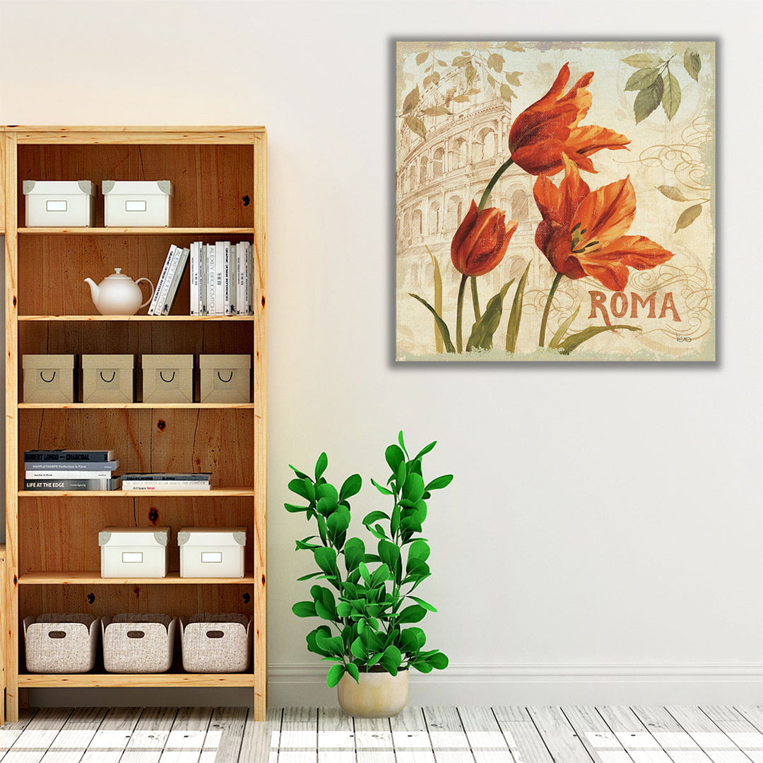 European Flowers I - Canvas Print Wall Art