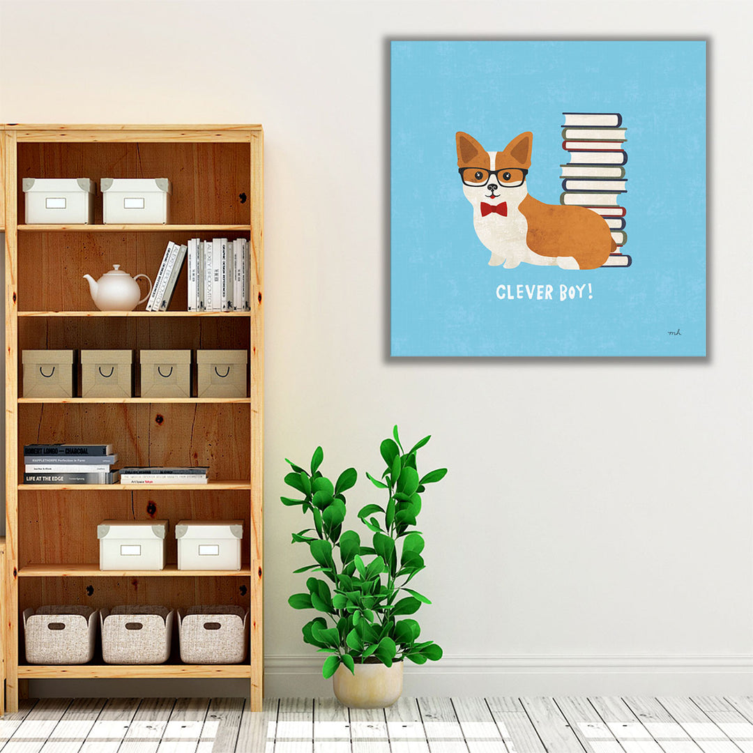 Good Dogs Corgi - Canvas Print Wall Art