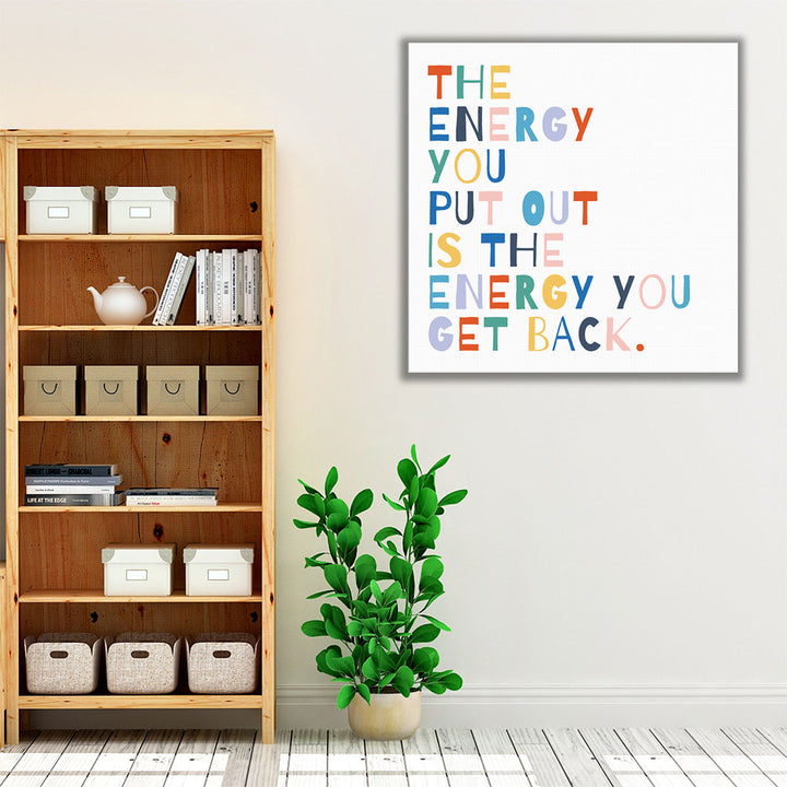 Rainbow Words II - Canvas Print Wall Art