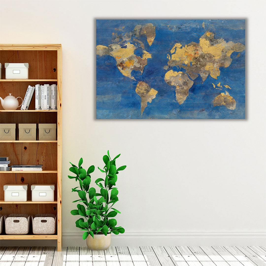 Golden World - Canvas Print Wall Art