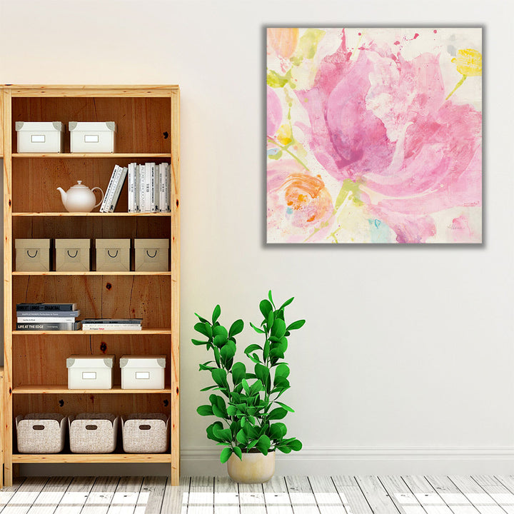 Spring Abstracts Florals II - Canvas Print Wall Art