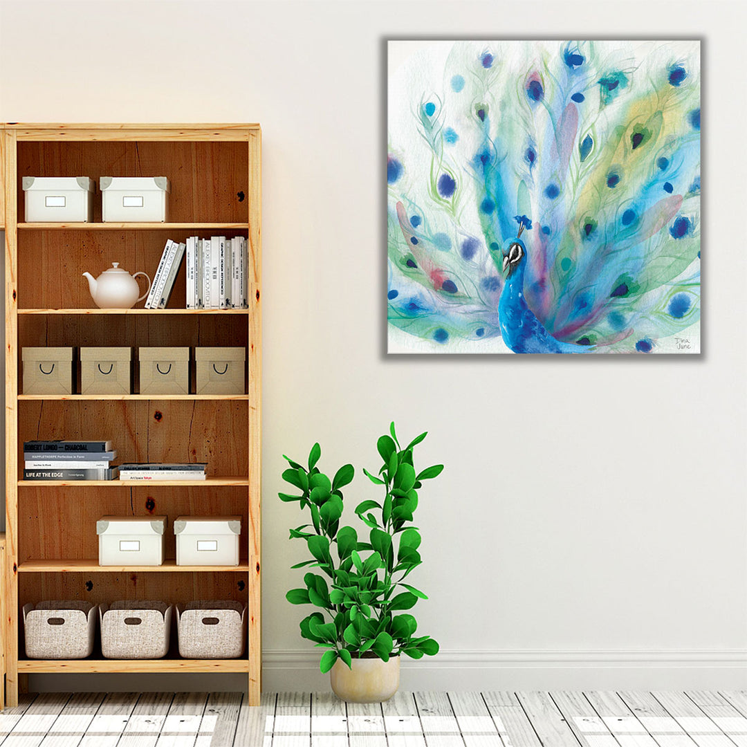 Peacock Glory V - Canvas Print Wall Art