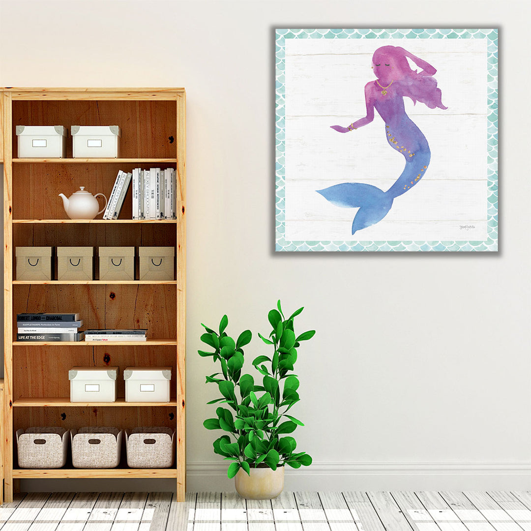 Mermaid Friends III - Canvas Print Wall Art