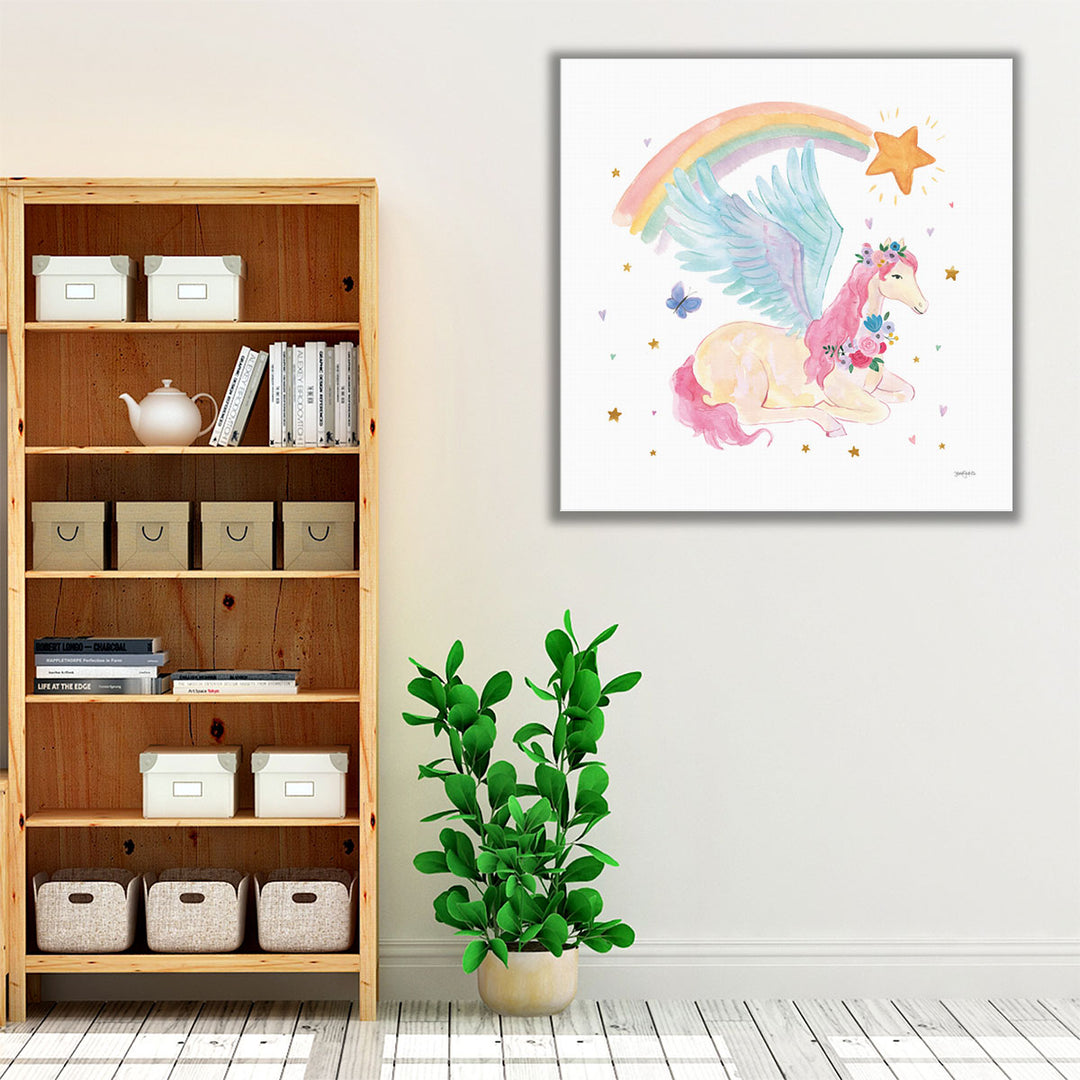 Magical Friends II Butterfly - Canvas Print Wall Art