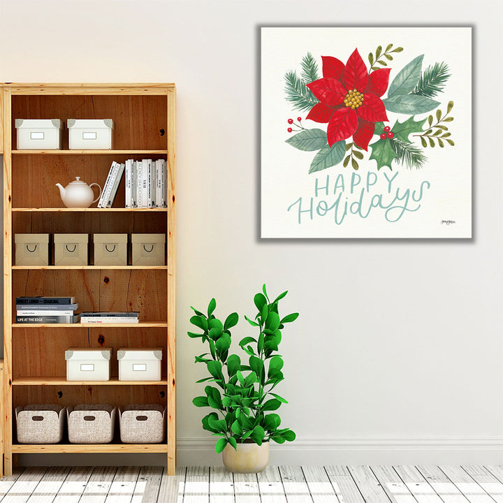 Holly and Pine IV - Canvas Print Wall Art