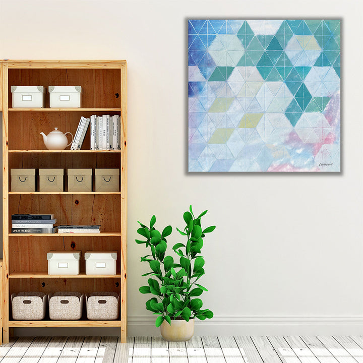 Disappearing Triangles - Canvas Print Wall Art