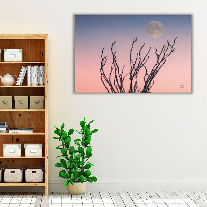 Reaching Up Moon - Canvas Print Wall Art