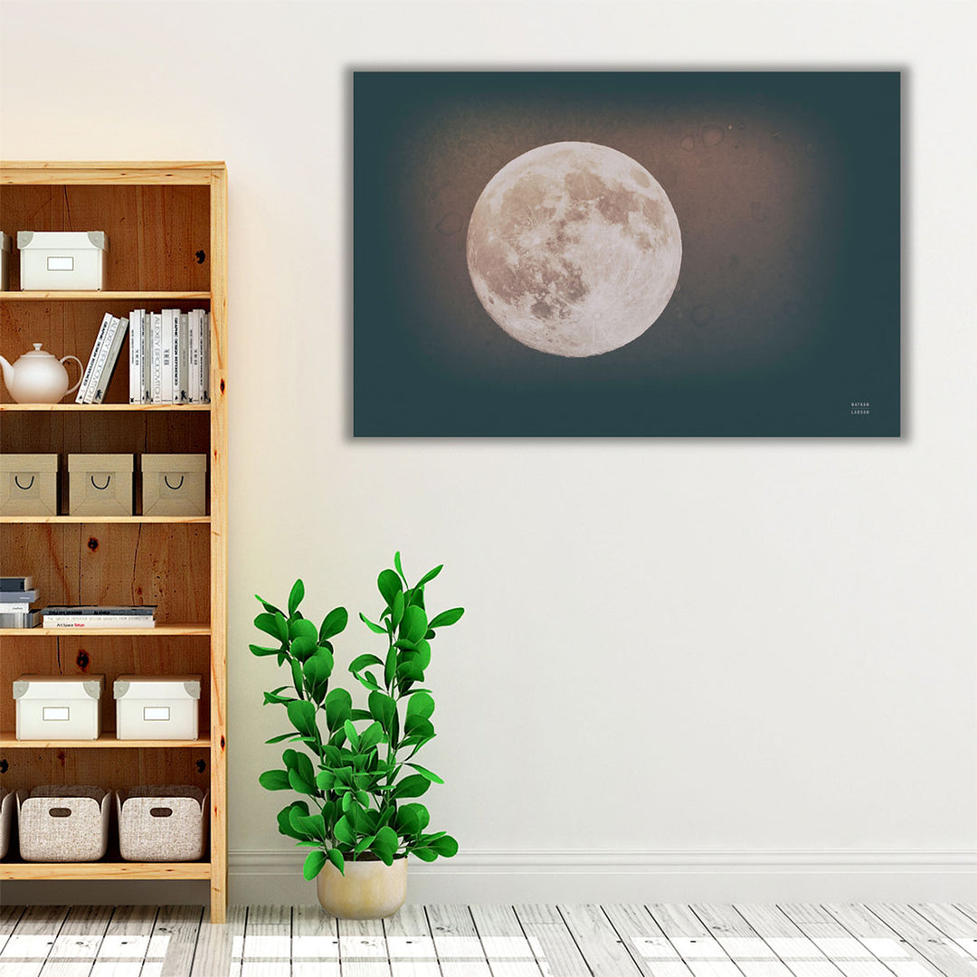 Spring Moon Tones - Canvas Print Wall Art