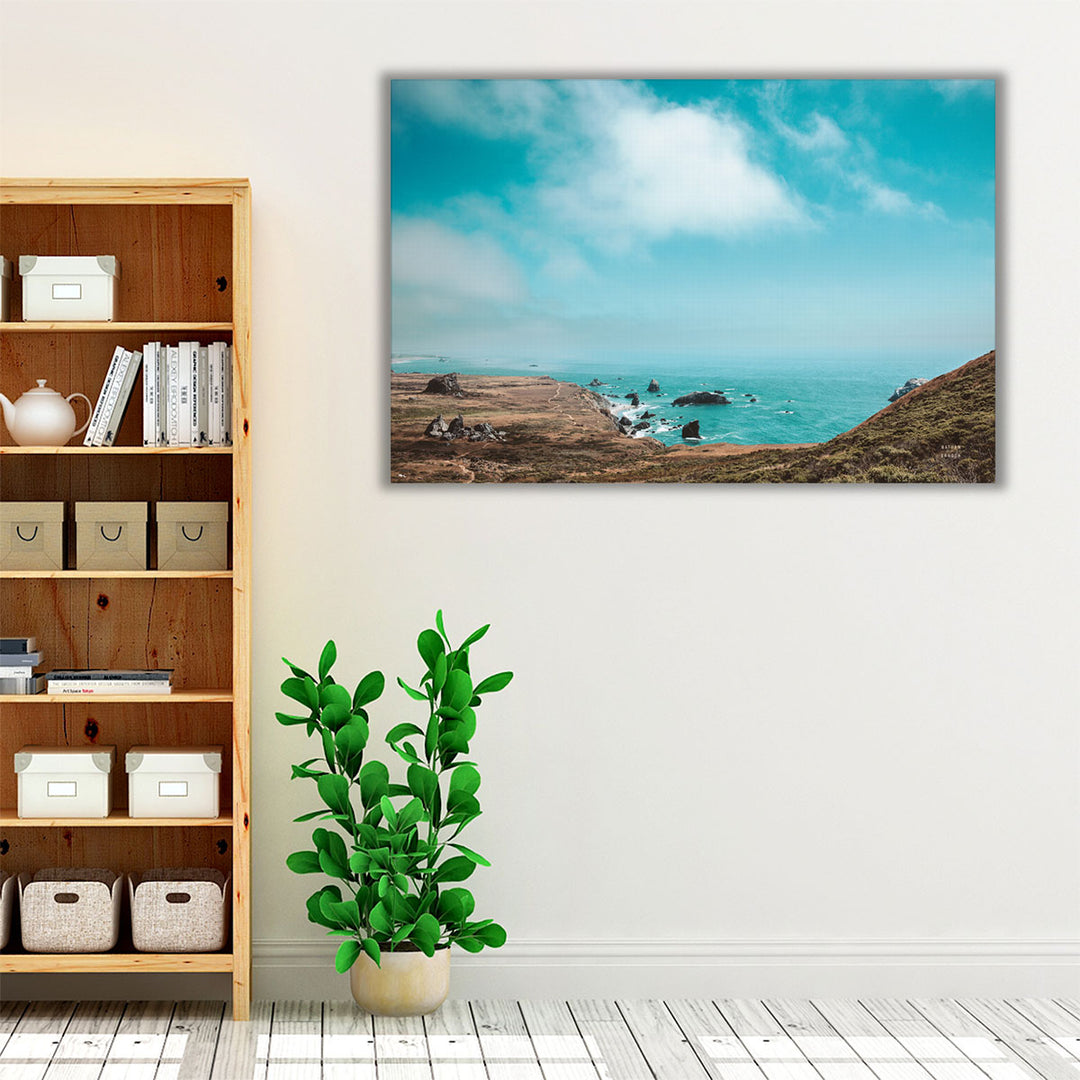 When Sea Becomes Sky - Canvas Print Wall Art