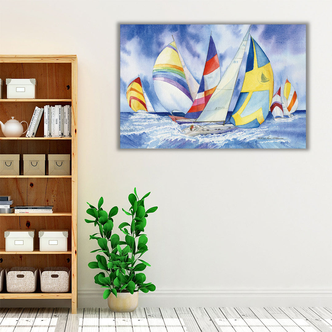 Sailboats - Canvas Print Wall Art