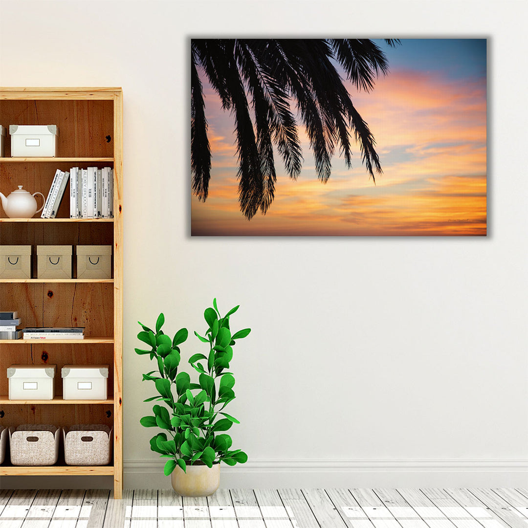 Sunset Palms I - Canvas Print Wall Art