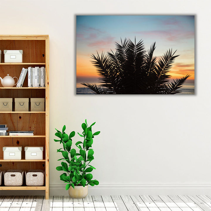 Sunset Palms II - Canvas Print Wall Art