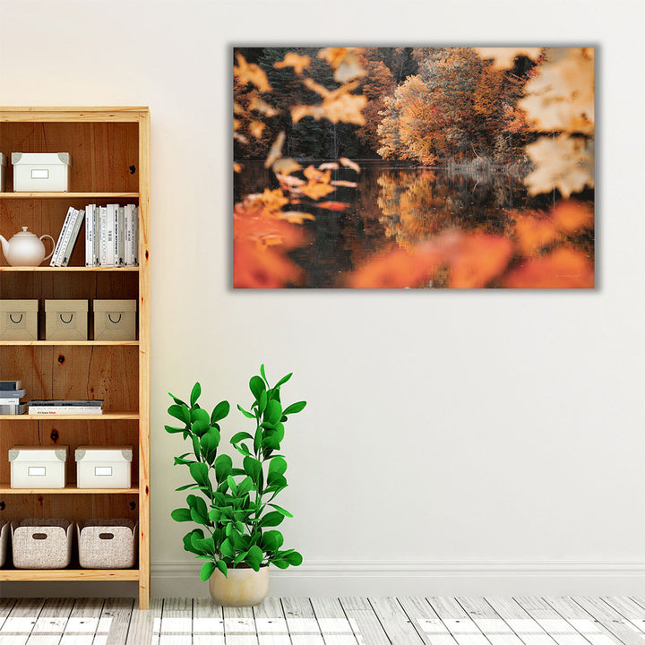 Autumn Reflections - Canvas Print Wall Art