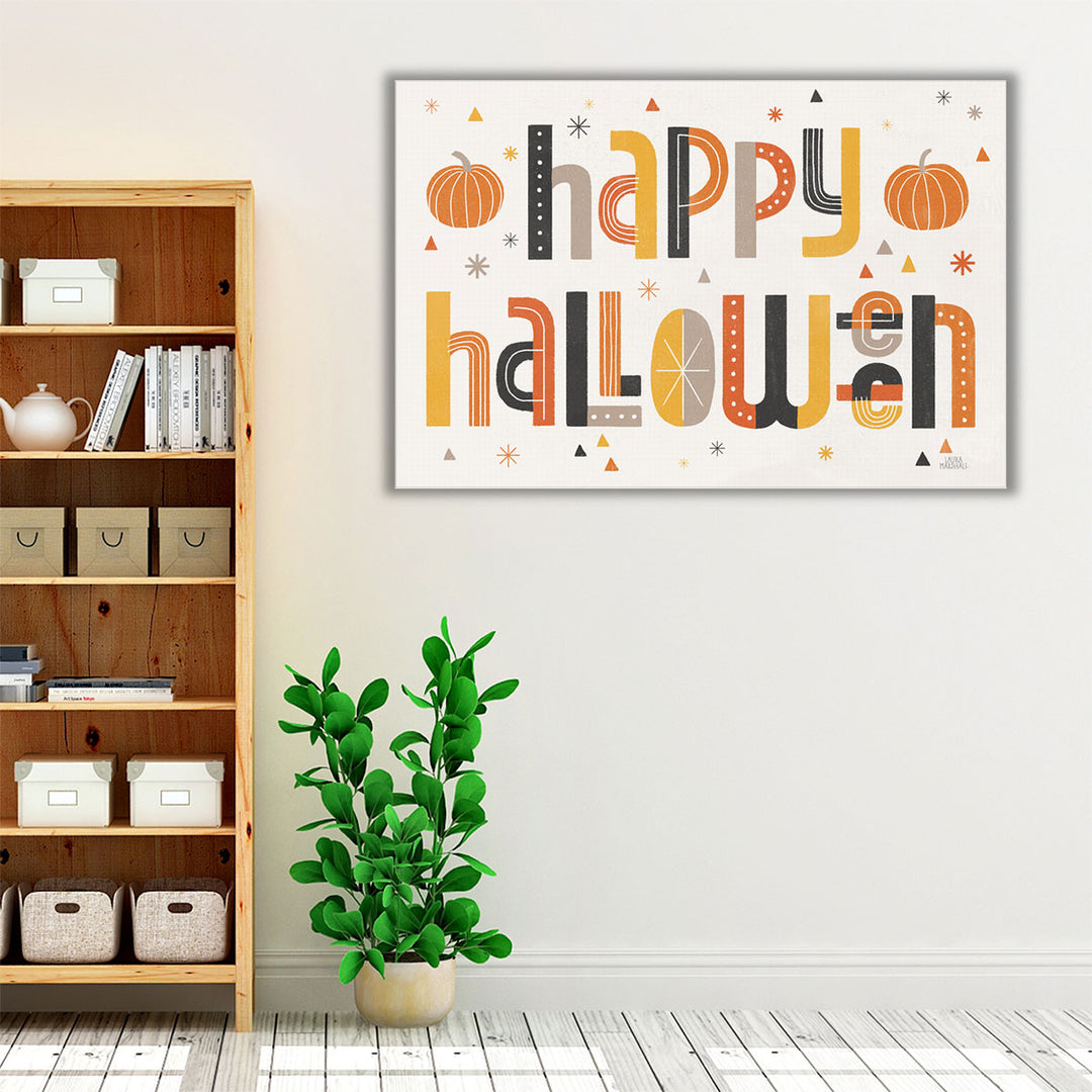 Retro Halloween I - Canvas Print Wall Art