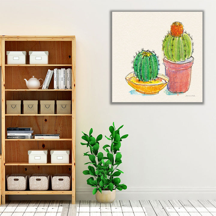 Cacti Garden III - Canvas Print Wall Art