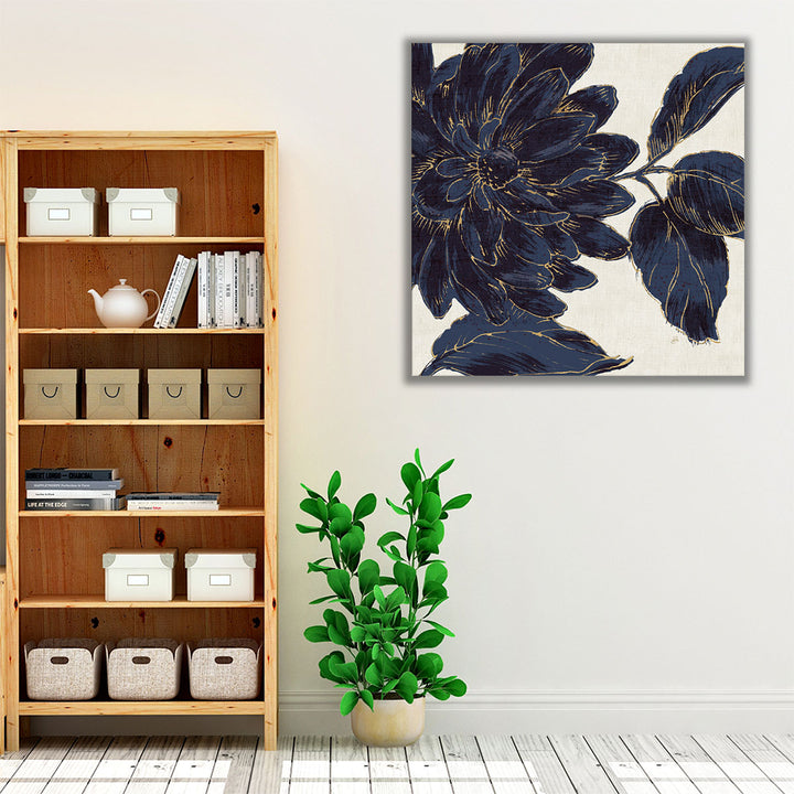 Indigo Garden I - Canvas Print Wall Art