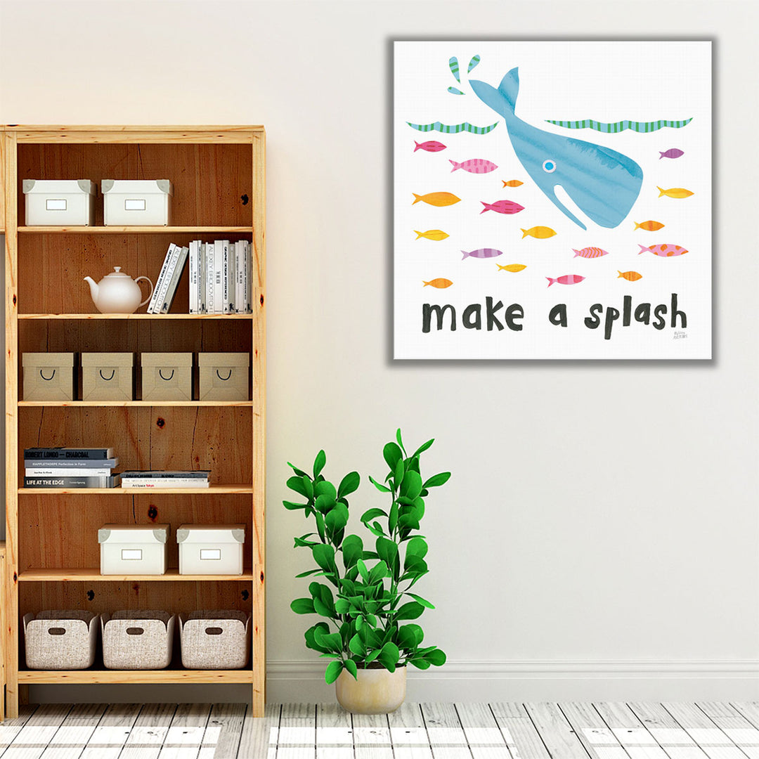 Ocean Splash I - Canvas Print Wall Art