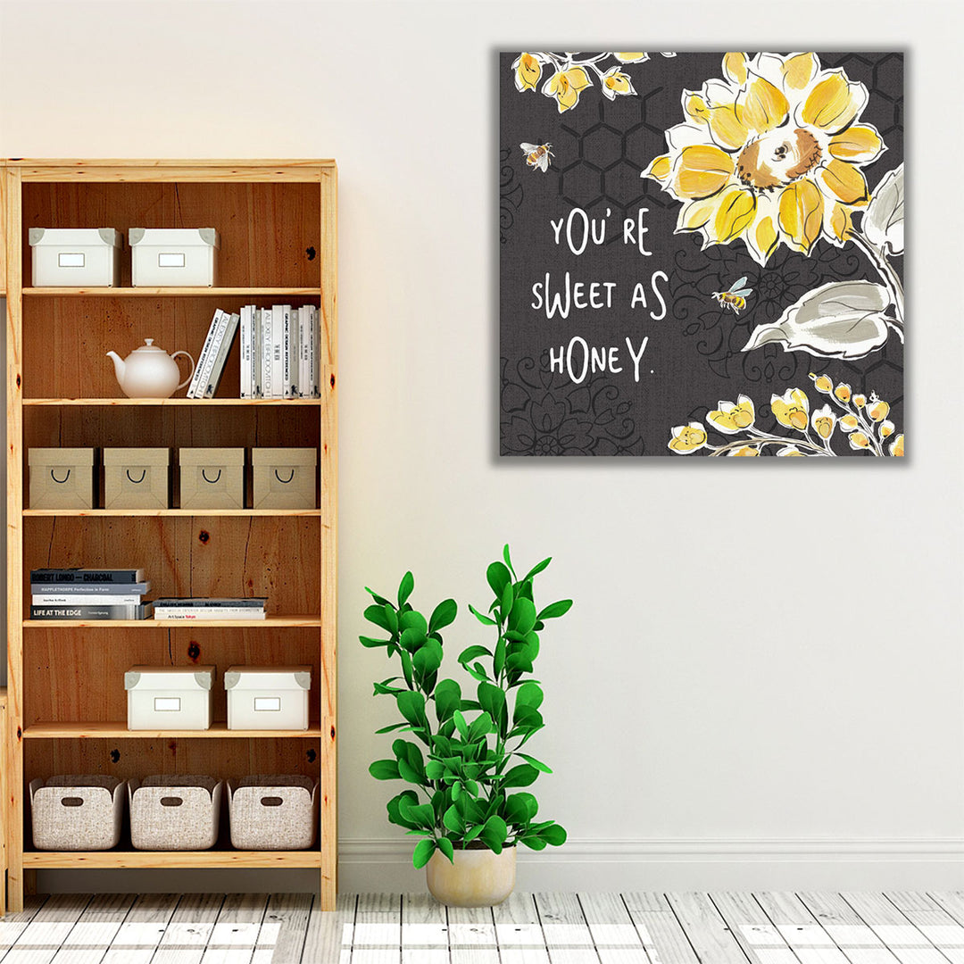 Bee Happy III - Canvas Print Wall Art