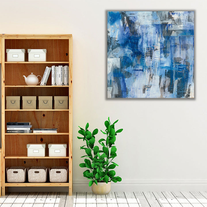 Industrial Blue - Canvas Print Wall Art