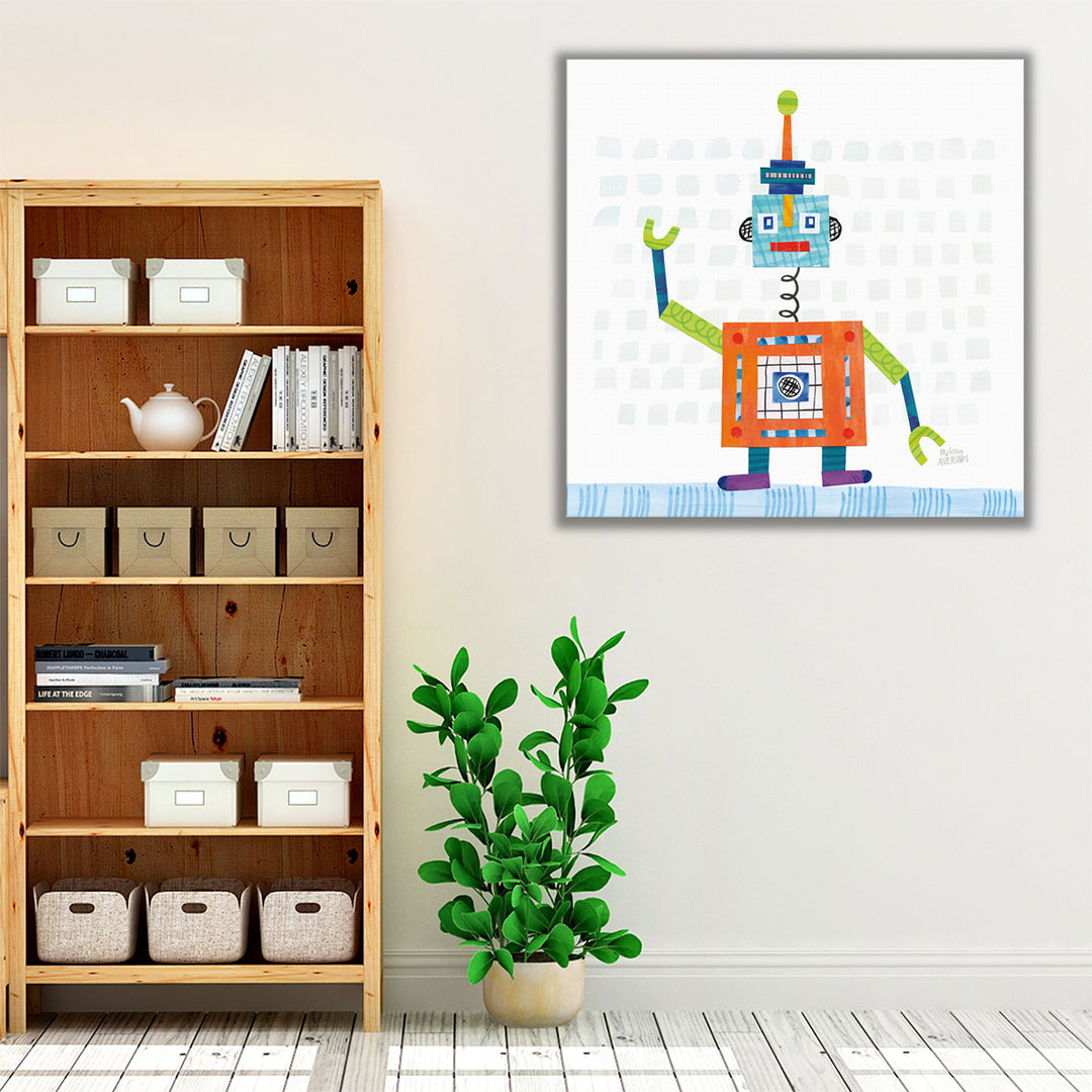 Robot Party III - Canvas Print Wall Art