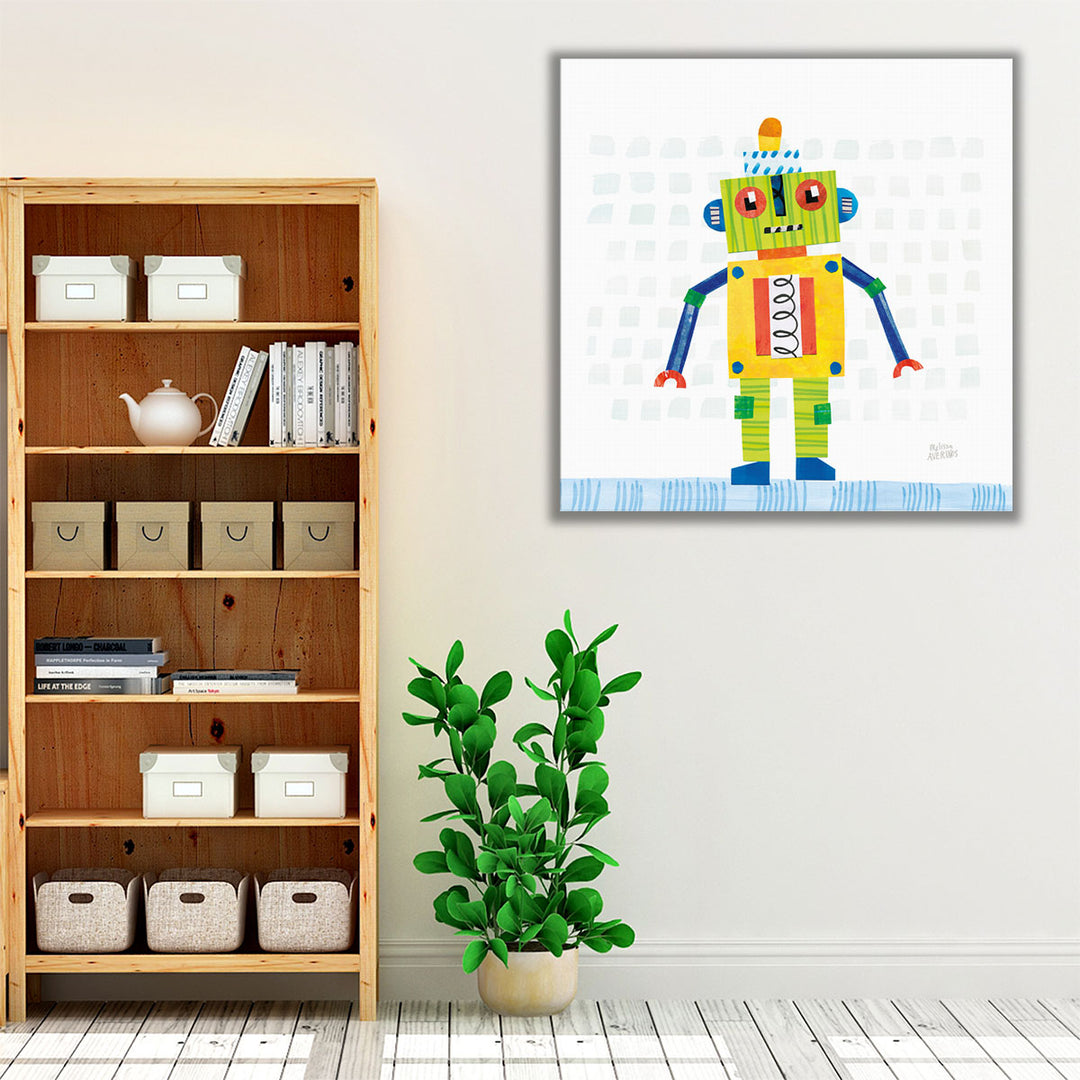 Robot Party IV - Canvas Print Wall Art