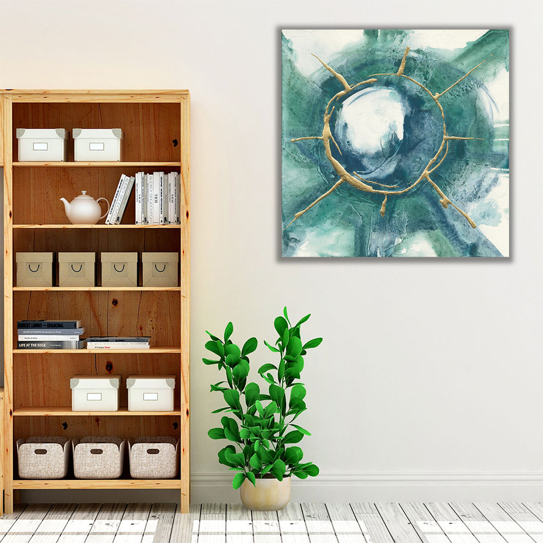 Dharma Wheel II - Canvas Print Wall Art