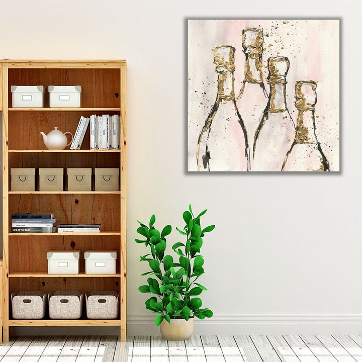 Champagne is Grand II - Canvas Print Wall Art