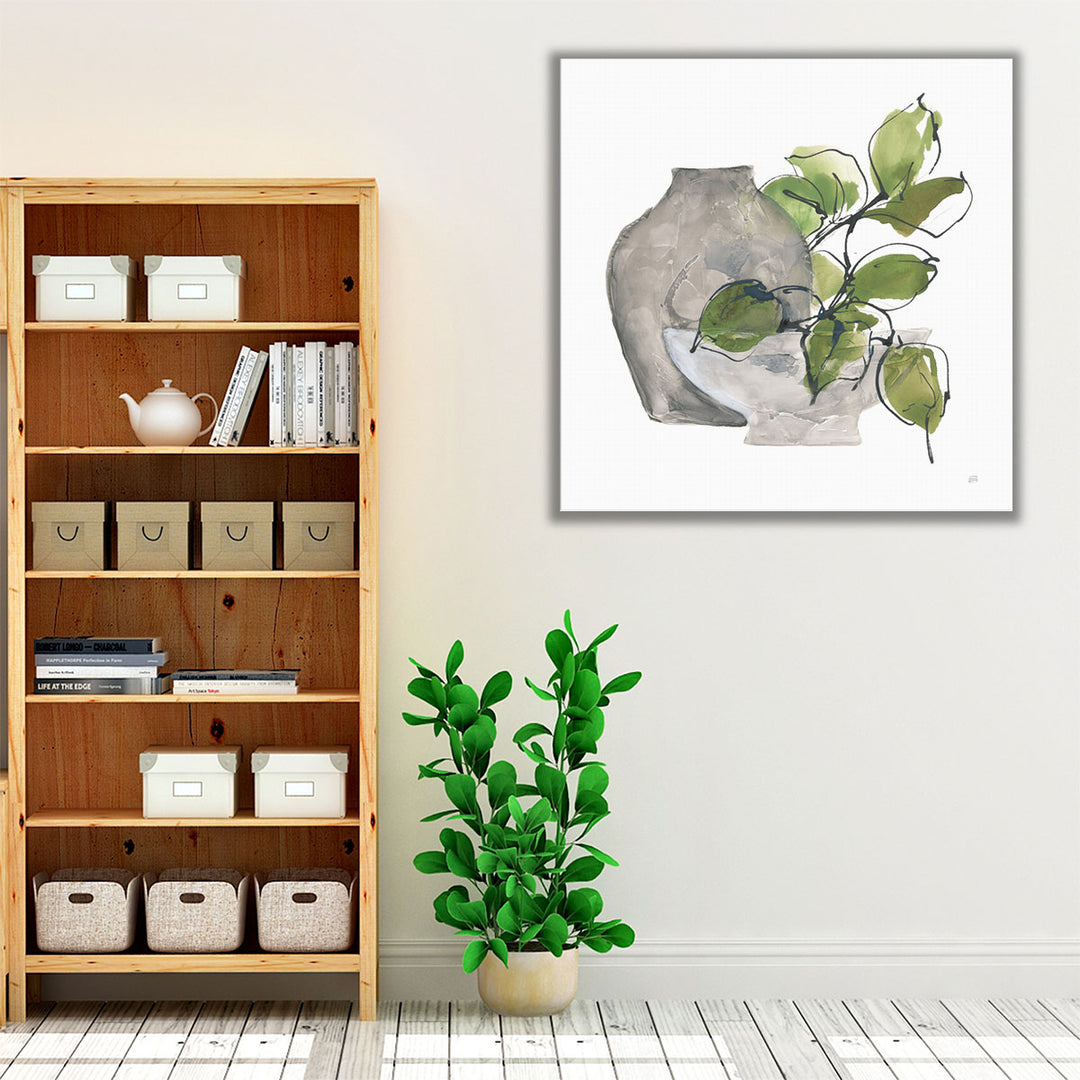 Two Vases II - Canvas Print Wall Art