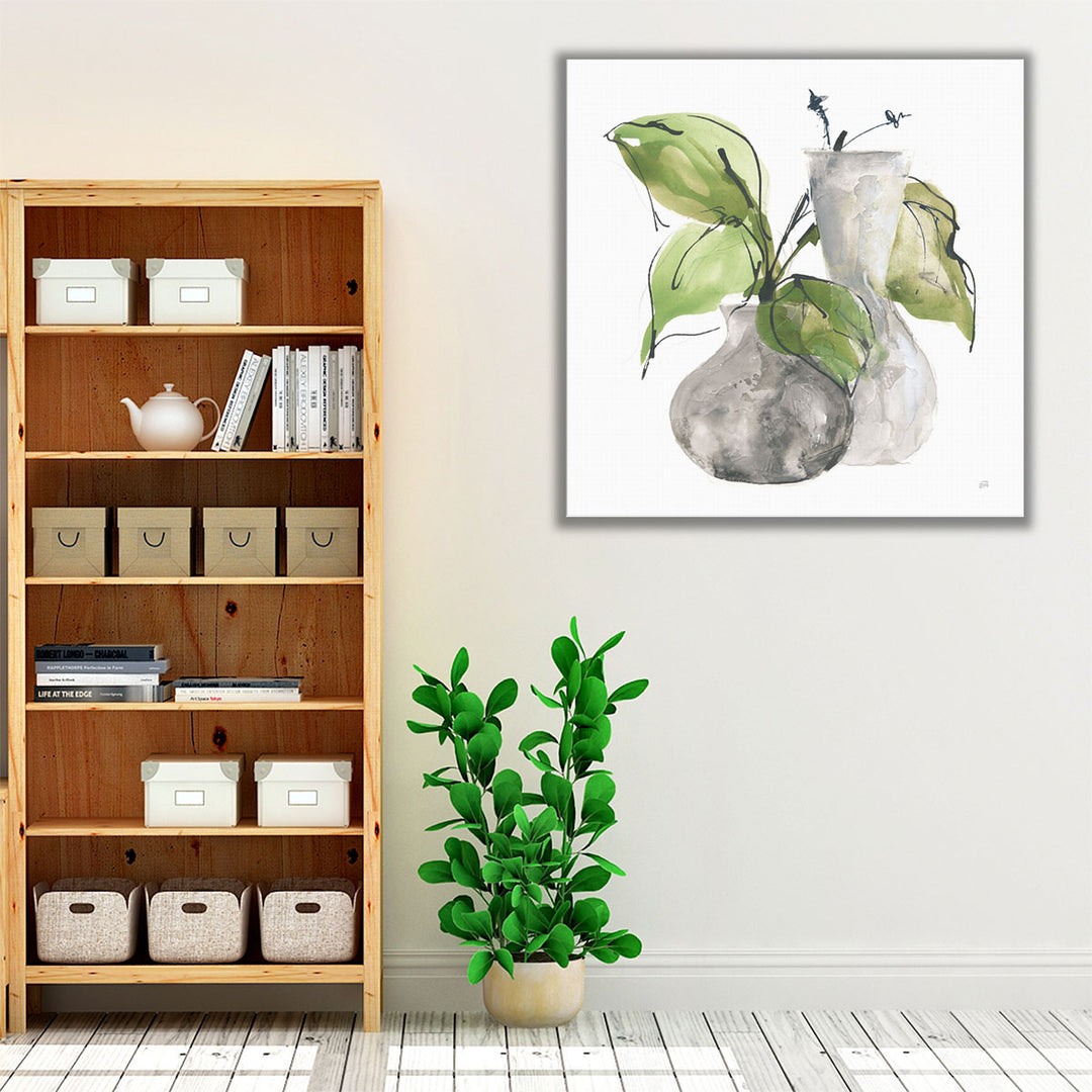 Two Vases III - Canvas Print Wall Art