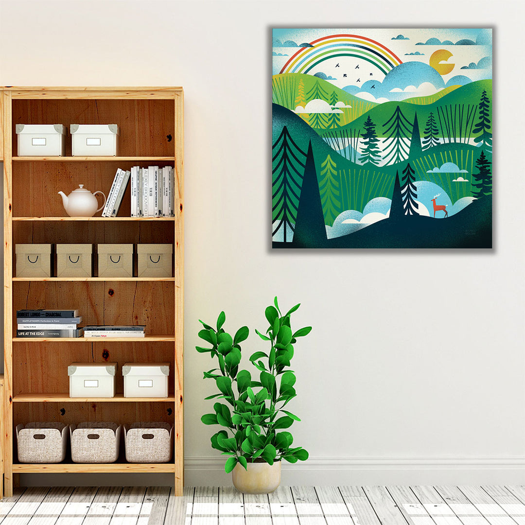 Green Hills - Canvas Print Wall Art