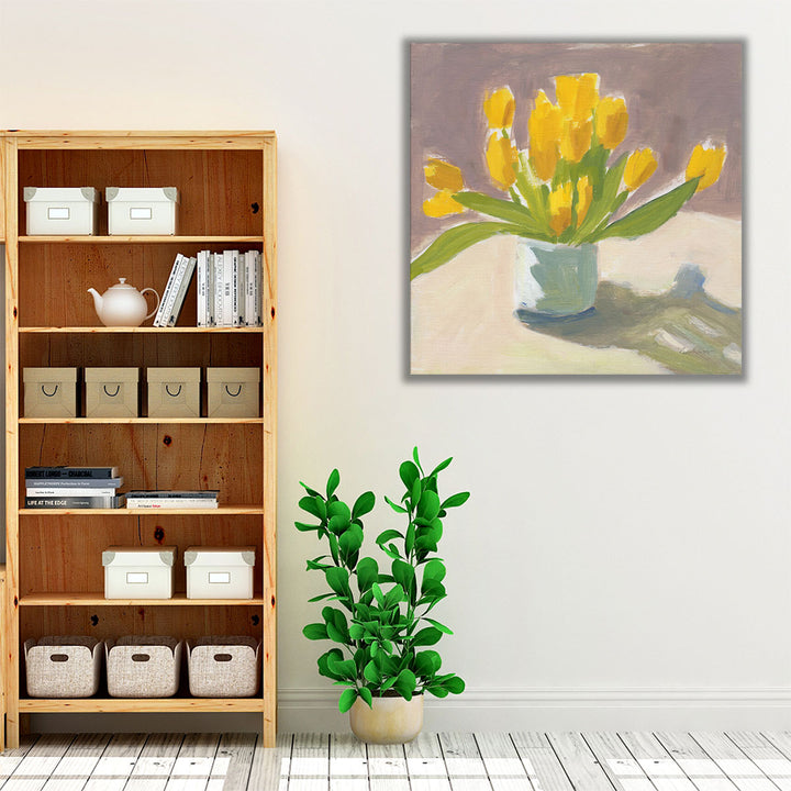 Sunny Tulips - Canvas Print Wall Art