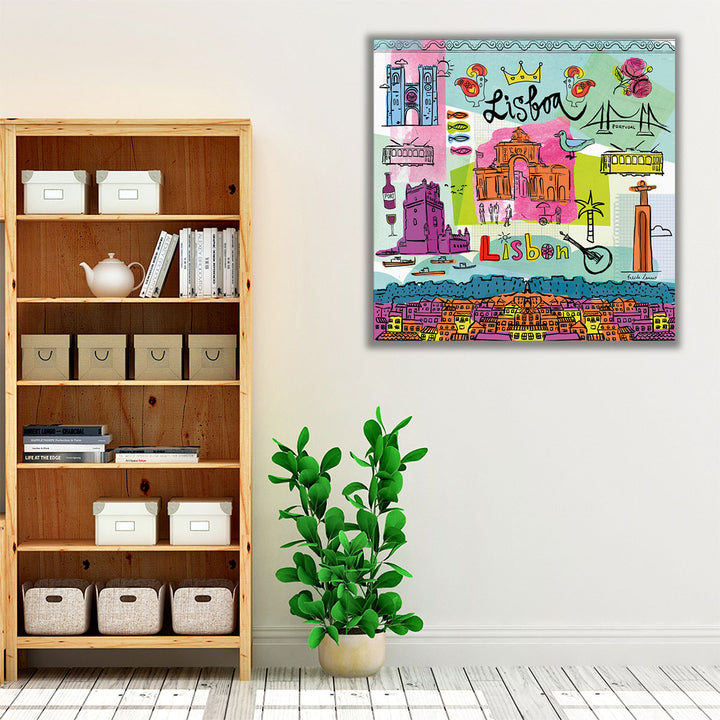 Global Travel VIII - Canvas Print Wall Art