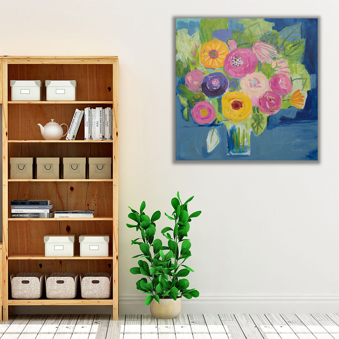 Happy Bouquet - Canvas Print Wall Art