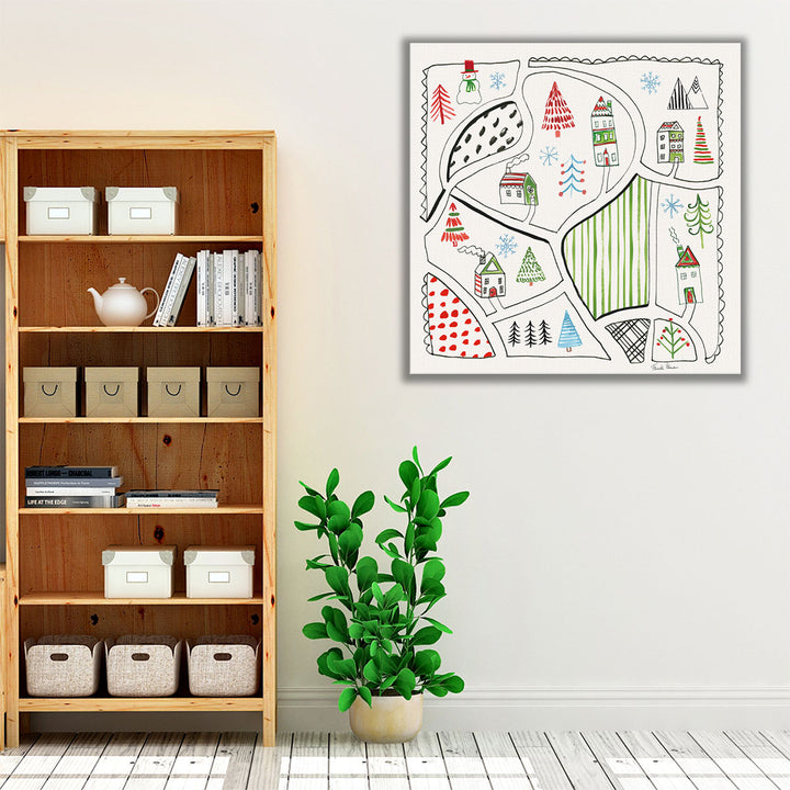 Neighborhood Holiday VI - Canvas Print Wall Art