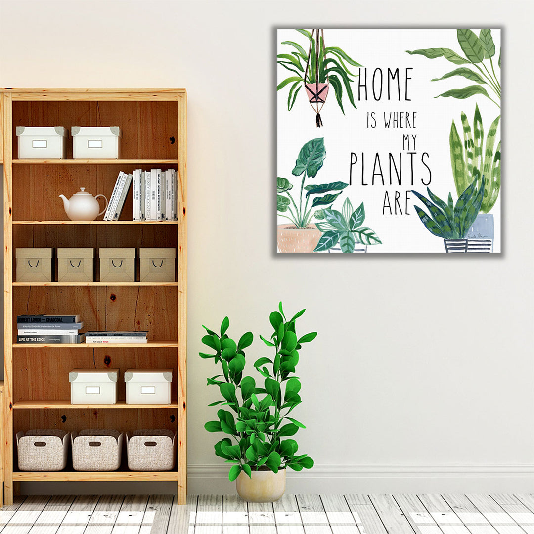 Plant Home II - Canvas Print Wall Art