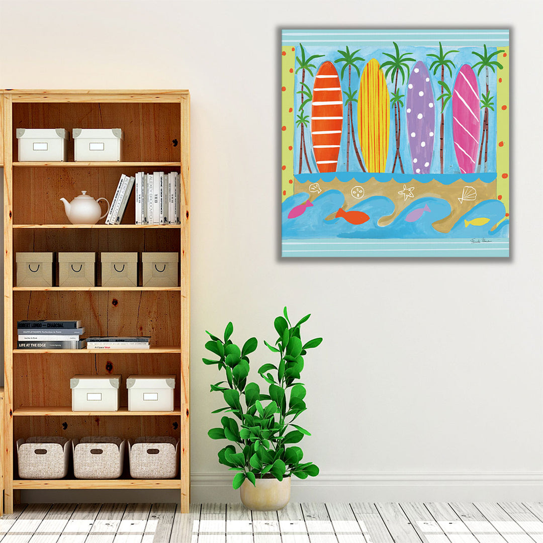 Beach Living V - Canvas Print Wall Art